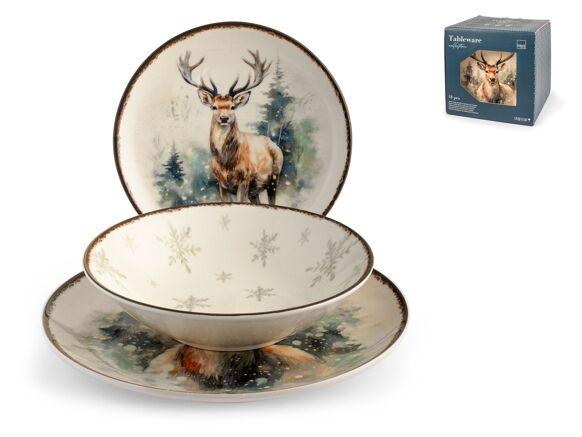 Service de table de Noël Alaska
