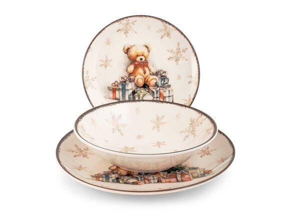 Assiette à désert Noël Majestic