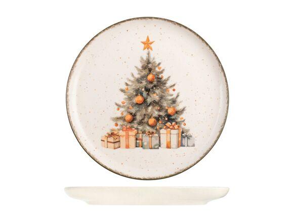 Assiette plate Noël Majestic