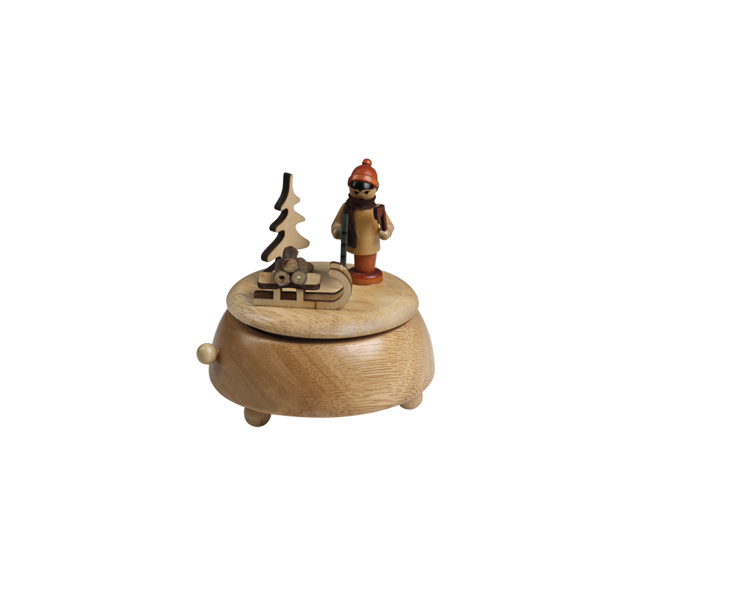 Boite musicale en bois
