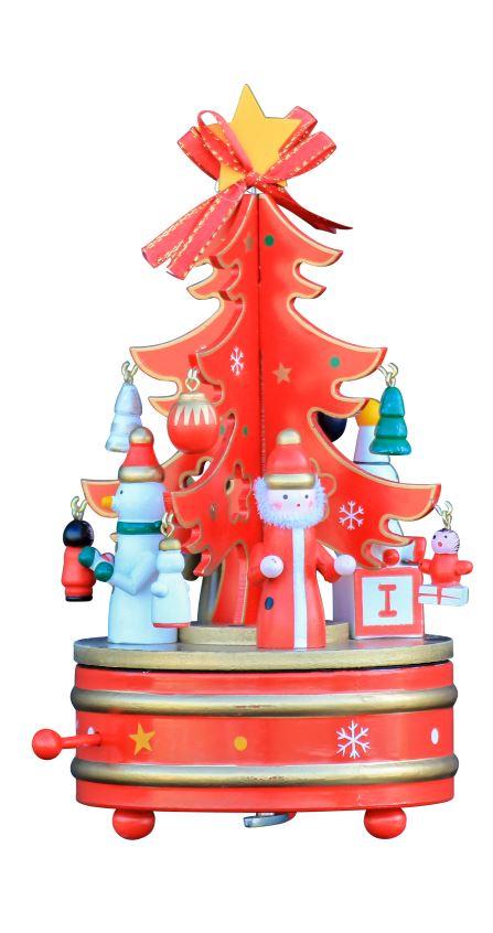 Boite musicale rouge