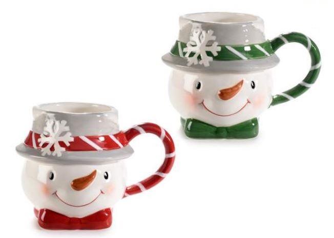 Lot de 2 Mug Bonhomme de neige
