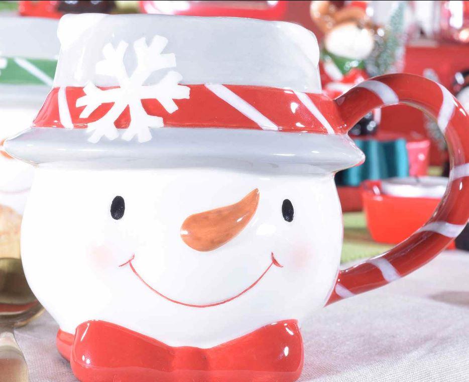 Lot de 2 Mug Bonhomme de neige