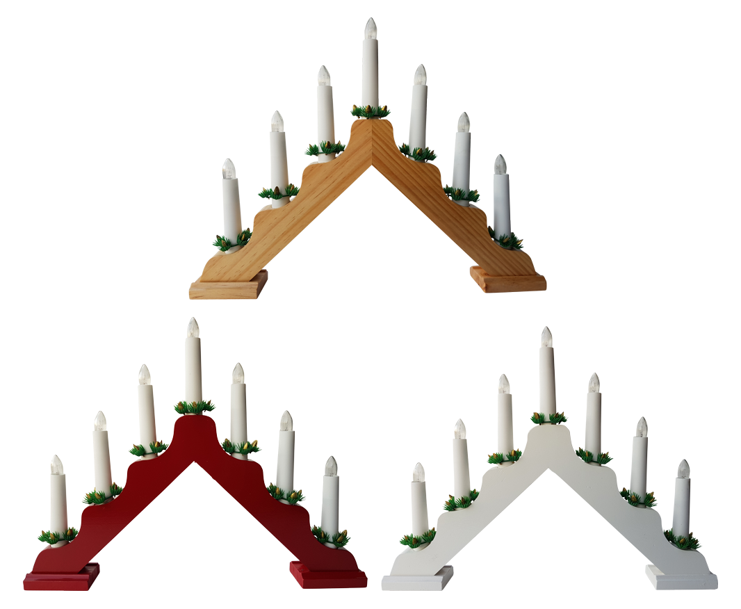 Chandelier lumineux blanc