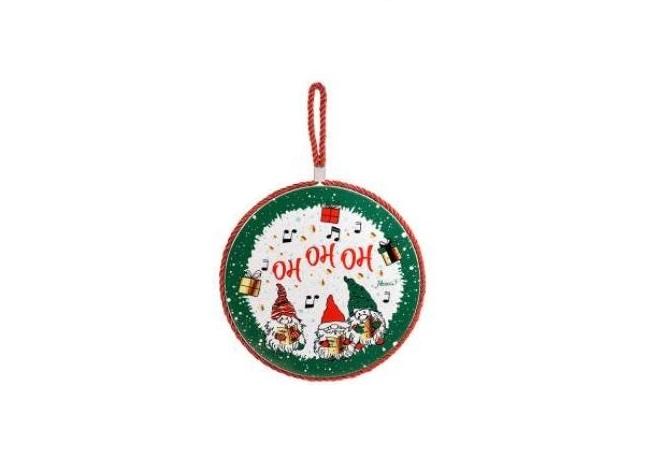 Dessous de plat vert et blanc Gnome