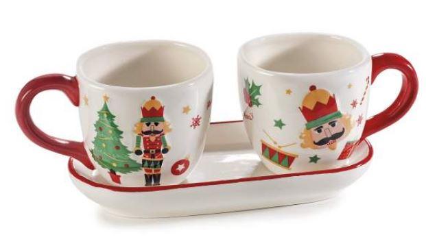 Duo de tasses Casse-Noisette de Noël