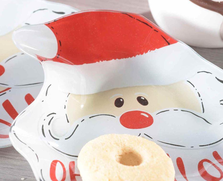 Lot de 3 assiettes Père Noël