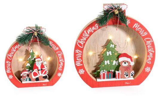 Lot de 2 boules illuminées