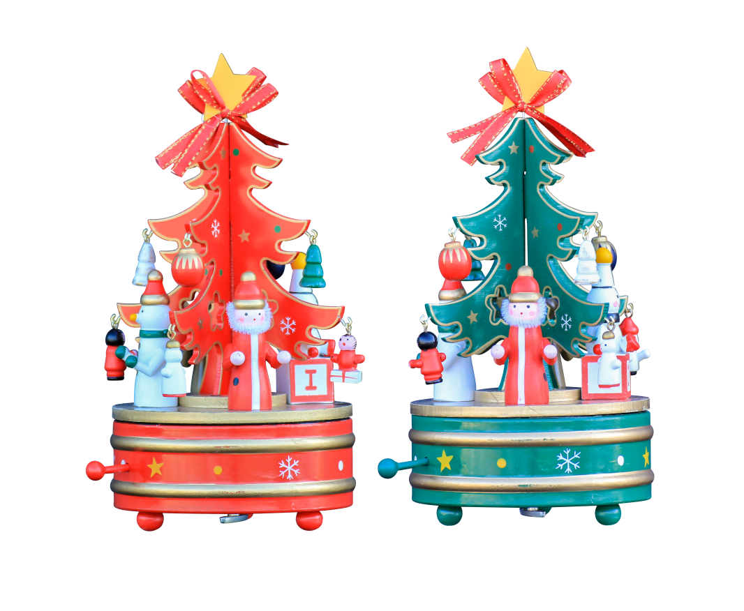 Boite musicale rouge