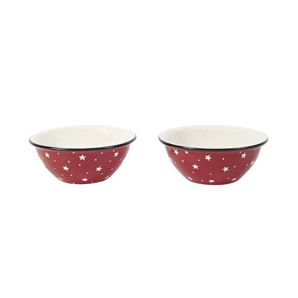 Lot de 2 grands bols Holly